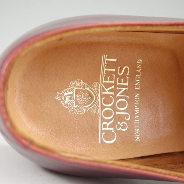 ★クロケット&ジョーンズ 8E【モデル定価￥132,000-★ポールスミス別注/HALLAM】348ラスト/ストレートチップ/赤茶/Crockett&Jones★m074