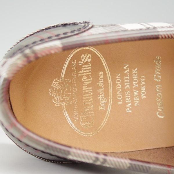 未使用★チャーチ 65F/UK6.5【★BARCOMBE/126ラスト】ローファー/モンクストラップ/タータンチェック/メンズ/Church's★m080