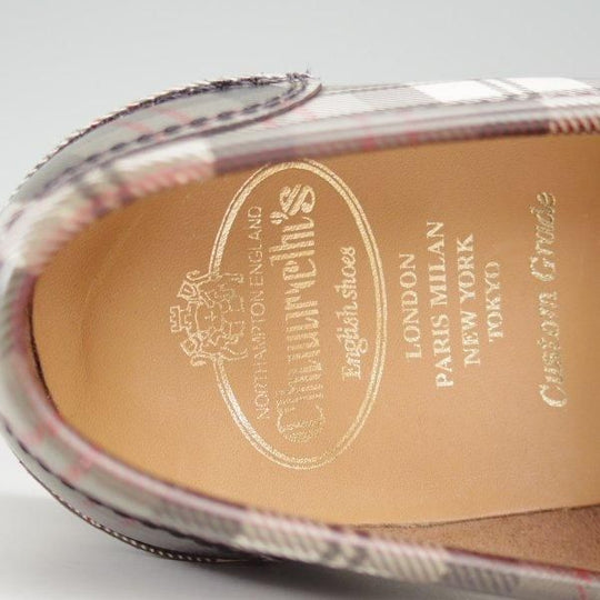 未使用★チャーチ 65F/UK6.5【★BARCOMBE/126ラスト】ローファー/モンクストラップ/タータンチェック/メンズ/Church's★m080