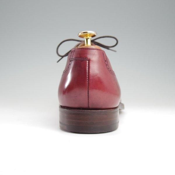 未使用★クロケット&ジョーンズ 8.5E【現行定価10万円以上★CLIVEDEN/ウイングチップ】カーフ/赤茶/メンズ/Crockett&Jones★m081