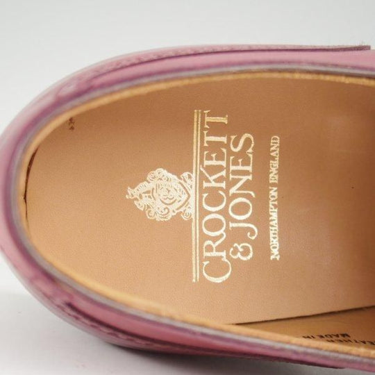 未使用★クロケット&ジョーンズ 8.5E【現行定価10万円以上★CLIVEDEN/ウイングチップ】カーフ/赤茶/メンズ/Crockett&Jones★m081