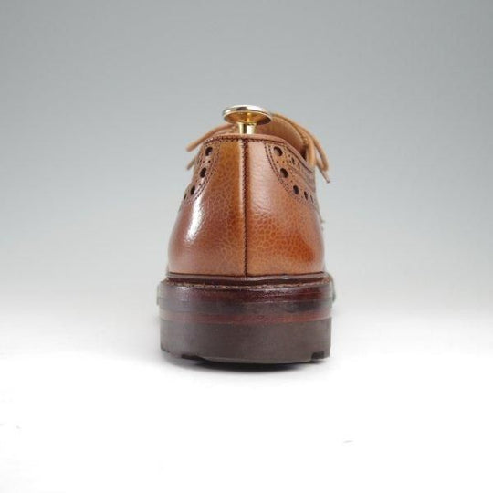 美品★クロケット&ジョーンズ 6E【定価￥119,900-★リッジウェイソール/BANGOR/365ラスト】フルブローグ/茶/Crockett&Jones★m083