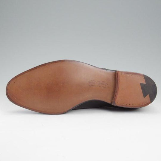 未使用★クロケット&ジョーンズ 7.5E【ハンドグレードライン★WHITEHALL/ストレートチップ】330ラスト/カーフ/黒/Crockett&Jones★m085