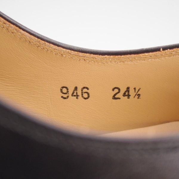 極上★スコッチグレイン SIZE 24.5【合計価格￥68,200-★純正シューツリー付/インペリアルブラック/946】ストレートチップ/黒★m089