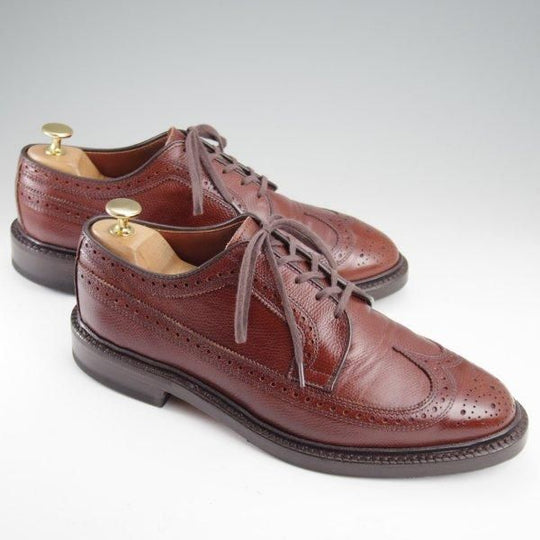 極上★(米)アレンエドモンズ 8E【現行定価10万円程度★ブルックスブラザーズ別注/MacNeil/マクニール】ロングウイング/濃茶/メンズ★m090