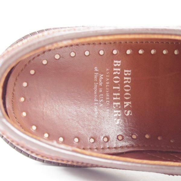 極上★(米)アレンエドモンズ 8E【現行定価10万円程度★ブルックスブラザーズ別注/MacNeil/マクニール】ロングウイング/濃茶/メンズ★m090