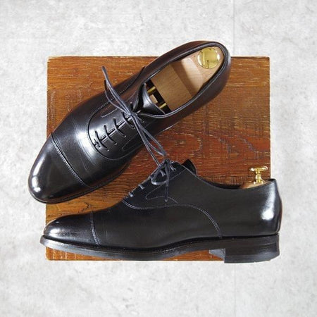 極上★三陽山長 SIZE 6【定価￥91,300-★友二郎/R2010ラスト】ストレートチップ/カーフ/黒/メンズ/TOMOJIRO/Sanyo Yamacho★m091