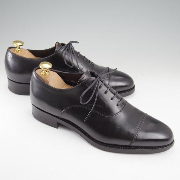 極上★三陽山長 SIZE 6【定価￥91,300-★友二郎/R2010ラスト】ストレートチップ/カーフ/黒/メンズ/TOMOJIRO/Sanyo Yamacho★m091