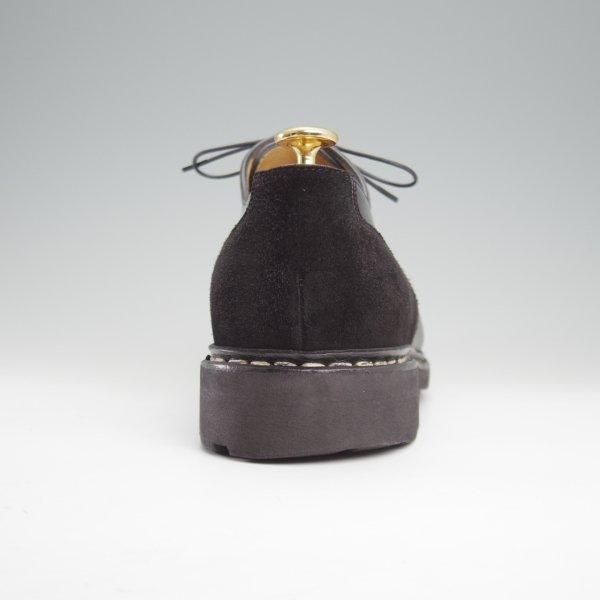 極上★パラブーツ SIZE 8.5【モデル定価￥96,800-★クレイジーパターンのCHAMBORD/シャンボード】Uチップ/黒/Paraboot★m093