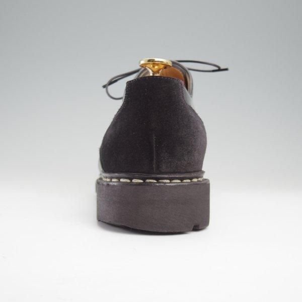 極上★パラブーツ SIZE 8.5【モデル定価￥96,800-★クレイジーパターンのCHAMBORD/シャンボード】Uチップ/黒/Paraboot★m093