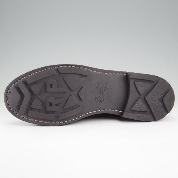 極上★パラブーツ SIZE 8.5【モデル定価￥96,800-★クレイジーパターンのCHAMBORD/シャンボード】Uチップ/黒/Paraboot★m093