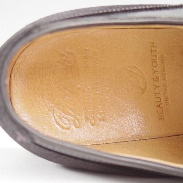 極上★パラブーツ SIZE 8.5【モデル定価￥96,800-★クレイジーパターンのCHAMBORD/シャンボード】Uチップ/黒/Paraboot★m093