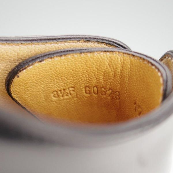 極上★パラブーツ SIZE 8.5【モデル定価￥96,800-★クレイジーパターンのCHAMBORD/シャンボード】Uチップ/黒/Paraboot★m093