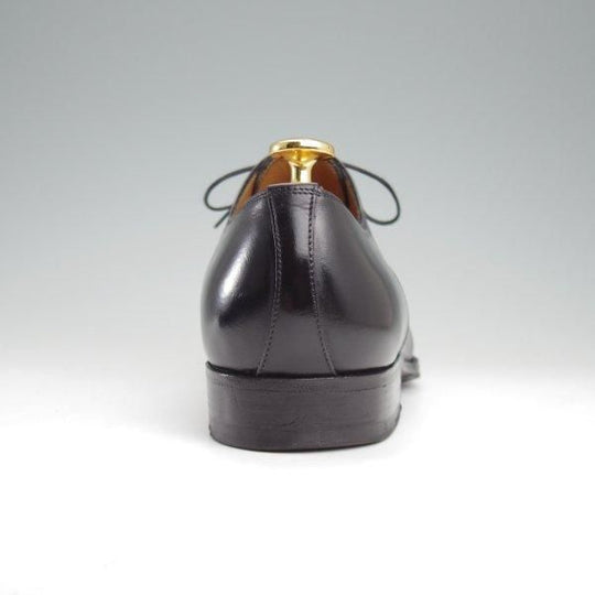 極上★(伊)エンツォ・ボナフェ SIZE 5.5【定価10万円以上★ストレートチップ/黒】カーフ/メンズ/Enzo Bonafe★m099