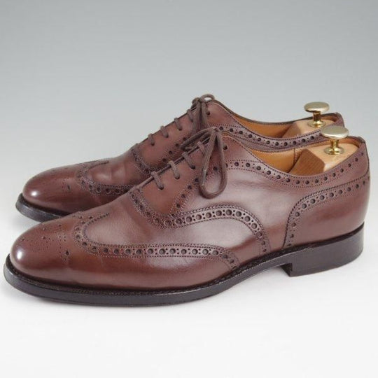極上★チャーチ 70F/UK7【貴重★Heritage COLLECTION/チェットウィンド同仕様】173ラスト/SANDRINGHAM/フルブローグ/濃茶/Church's★m101