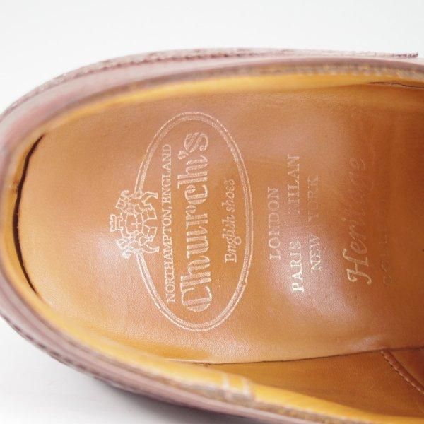 極上★チャーチ 70F/UK7【貴重★Heritage COLLECTION/チェットウィンド同仕様】173ラスト/SANDRINGHAM/フルブローグ/濃茶/Church's★m101