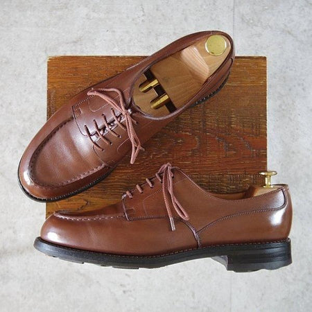 極上★J.M.ウエストン 8D【現行定価￥168,300-★ロシアンカーフ/ゴルフ/GOLF】641/31ラスト/Uチップ/茶/メンズ/Weston/ウェストン★m102