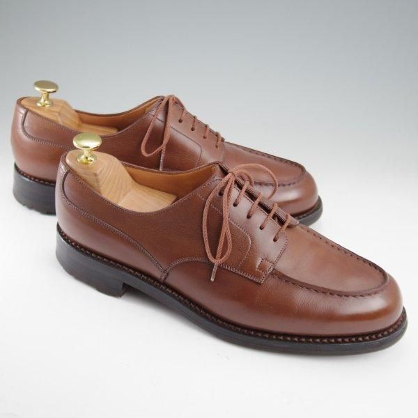 極上★J.M.ウエストン 8D【現行定価￥168,300-★ロシアンカーフ/ゴルフ/GOLF】641/31ラスト/Uチップ/茶/メンズ/Weston/ウェストン★m102