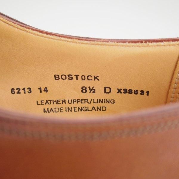 未使用★クロケット&ジョーンズ 8.5D【現行定価10万円以上★セミブローグ/BOSTOCK】357ラスト/カーフ/茶/メンズ/Crockett&Jones★m103