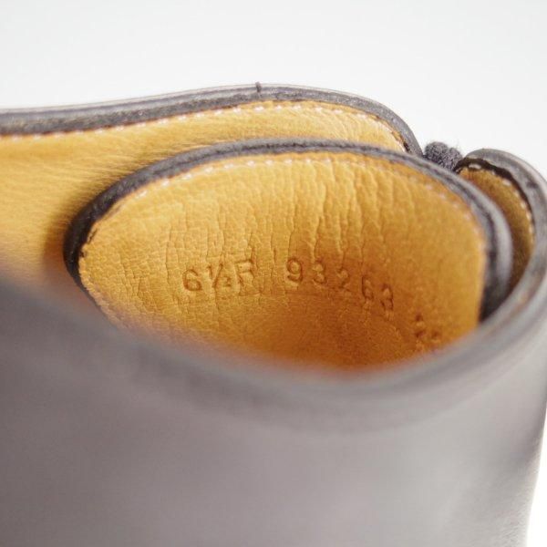 極美品★パラブーツ SIZE 6.5【定価￥96,800-★シャンボード/CHAMBORD】リスレザー/TEXソール/Uチップ/NOIR/黒/メンズ/Paraboot★m110