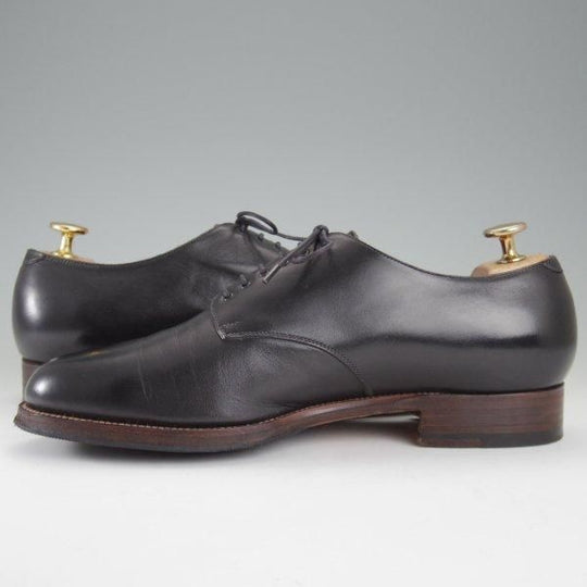 極上★forme/フォルメ SIZE 4.5(24.5cm程度)【定価￥77,000-★グッドイヤーウェルテッド製法/fm-100】プレーントゥ/カーフ/黒★m111