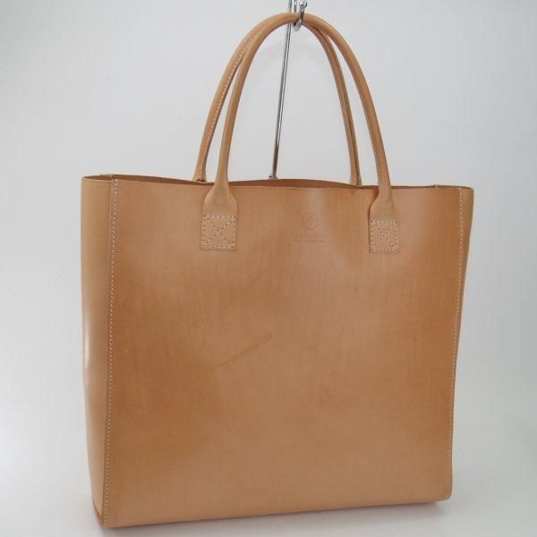 美品★(英)グレンロイヤル/GLENROYAL【ブライドルレザー仕様★ナチュラル色/トートバッグ】メンズ&レディース/バッグ/薄茶/革/鞄★N5946