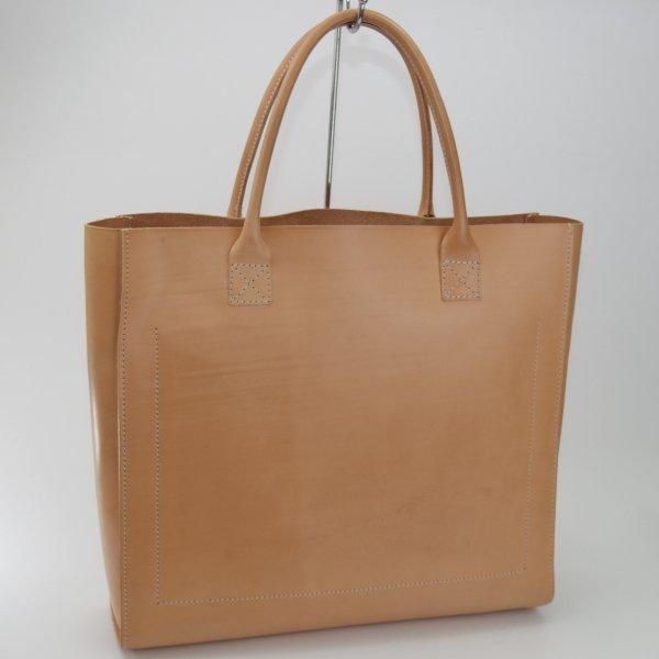 美品★(英)グレンロイヤル/GLENROYAL【ブライドルレザー仕様★ナチュラル色/トートバッグ】メンズ&レディース/バッグ/薄茶/革/鞄★N5946