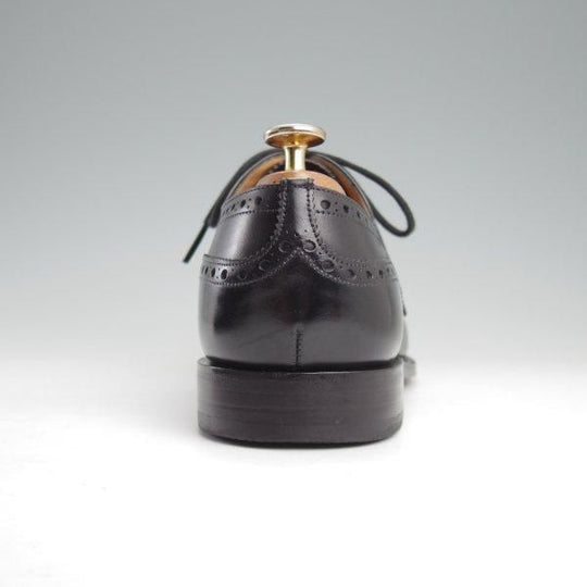 極上★チャーチ 65G/UK6.5【定価￥176,000-★ディプロマット/DIPLOMAT】173ラスト/セミブローグ/カーフ/黒/メンズ/Church's★m115