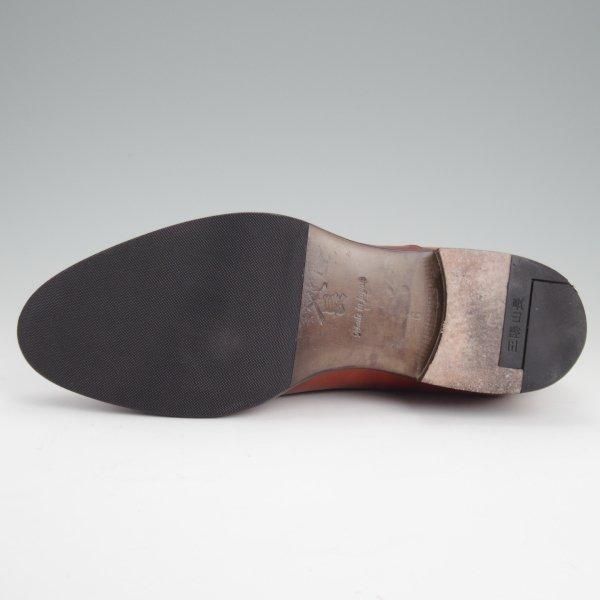 極上★三陽山長 SIZE 6【定価￥91,300-★友二郎/R2010ラスト】ストレートチップ/カーフ/茶/メンズ/TOMOJIRO/Sanyo Yamacho★m120