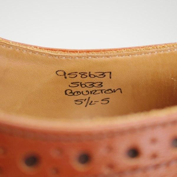 美品★トリッカーズ SIZE 5.5【定価￥121,000-★BOURTON/バートン/マロンアンティーク】カントリーシューズ/短靴/茶/Tricker's★m123
