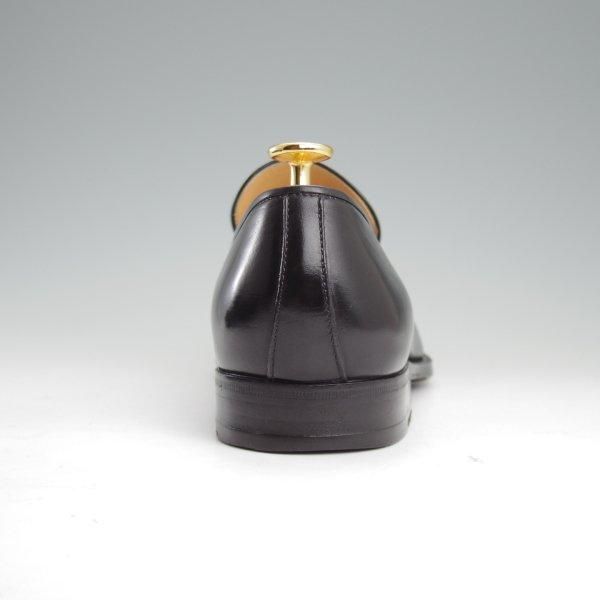 極上★(伊)タニノクリスチー SIZE 6.5【定価￥157,500-★ビットローファー/620】スリッポン/ボックスカーフ/黒/TANINO CRISCI★m124