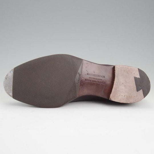 極上★クロケット&ジョーンズ 6E【現行定価20万円程度★コードバン/CHESTER 2】375ラスト/タッセルローファー/赤茶/Crockett&Jones★m125