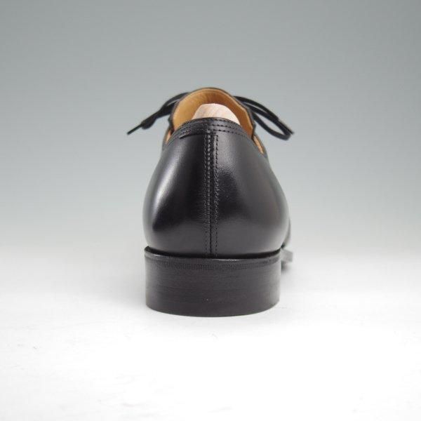 極美品★(仏)Corthay/コルテ SIZE 6.5【現行定価￥253,000-★純正シューツリー付き/Arca/アルカ】プレーントゥ/Vフロント/カーフ/黒★m127
