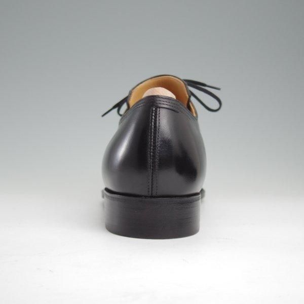 極美品★(仏)Corthay/コルテ SIZE 6.5【現行定価￥253,000-★純正シューツリー付き/Arca/アルカ】プレーントゥ/Vフロント/カーフ/黒★m127