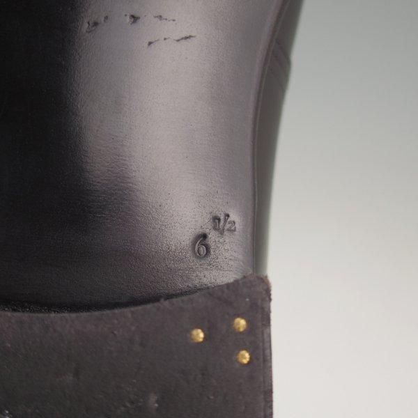 極美品★(仏)Corthay/コルテ SIZE 6.5【現行定価￥253,000-★純正シューツリー付き/Arca/アルカ】プレーントゥ/Vフロント/カーフ/黒★m127