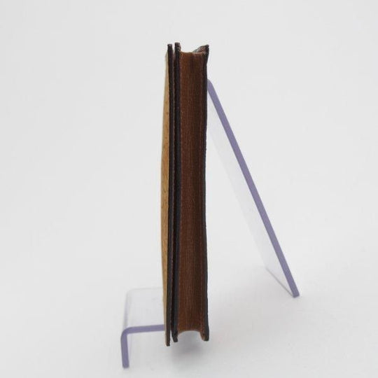 極上★(伊)ヴァレクストラ/Valextra【貴重★カバ革/ヒポポタマス/名刺入れ】カードケース/レザー/本革/茶/メンズ★m130