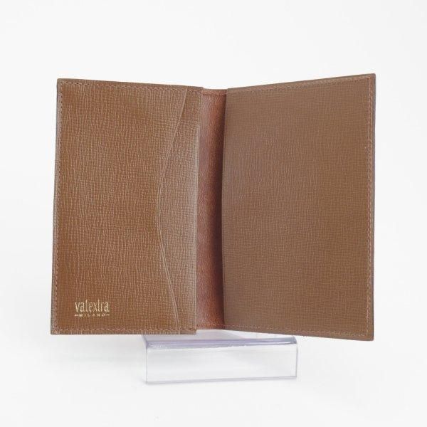 極上★(伊)ヴァレクストラ/Valextra【貴重★カバ革/ヒポポタマス/名刺入れ】カードケース/レザー/本革/茶/メンズ★m130