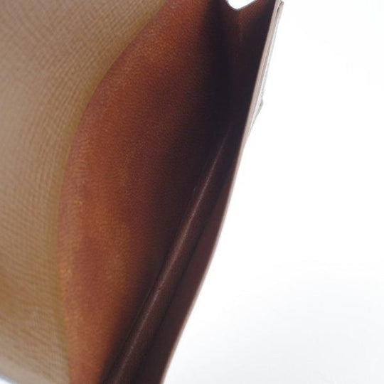 極上★(伊)ヴァレクストラ/Valextra【貴重★カバ革/ヒポポタマス/名刺入れ】カードケース/レザー/本革/茶/メンズ★m130