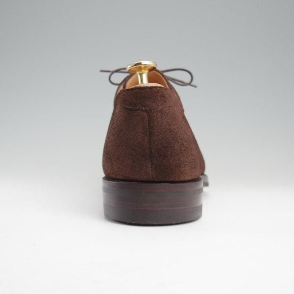 未使用★クロケット&ジョーンズ UK7.5【ダイナイトソール仕様★ロイドフットウェア別注/BROMLEY】ストレートチップ/スエード/濃茶★m131