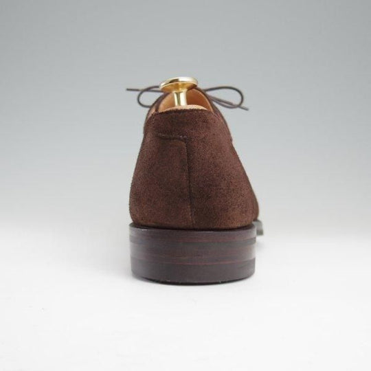 未使用★クロケット&ジョーンズ UK7.5【ダイナイトソール仕様★ロイドフットウェア別注/BROMLEY】ストレートチップ/スエード/濃茶★m131