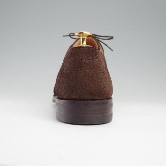 未使用★クロケット&ジョーンズ UK7.5【ダイナイトソール仕様★ロイドフットウェア別注/BROMLEY】ストレートチップ/スエード/濃茶★m131