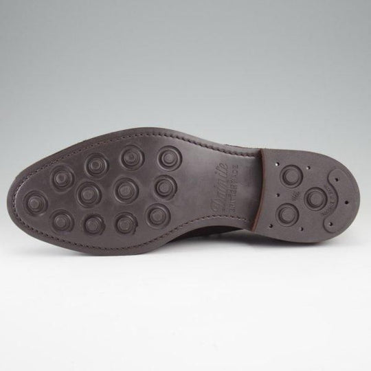 未使用★クロケット&ジョーンズ UK7.5【ダイナイトソール仕様★ロイドフットウェア別注/BROMLEY】ストレートチップ/スエード/濃茶★m131