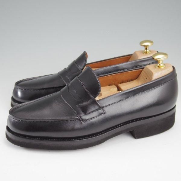 極上★J.M.ウエストン 4.5C【現行定価￥151,800-★旧ロゴ/180/コインローファー】41ラスト/黒/ヴィンテージ/Weston/ウェストン★m138
