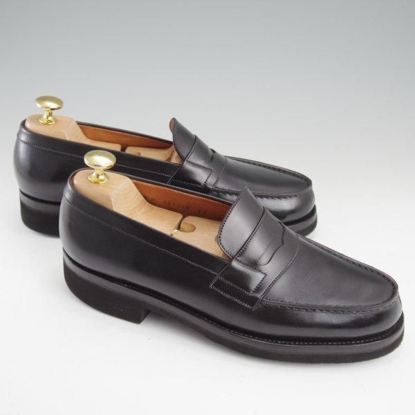 極上★J.M.ウエストン 4.5C【現行定価￥151,800-★旧ロゴ/180/コインローファー】41ラスト/黒/ヴィンテージ/Weston/ウェストン★m138