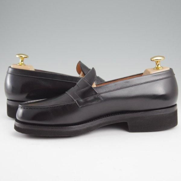 極上★J.M.ウエストン 4.5C【現行定価￥151,800-★旧ロゴ/180/コインローファー】41ラスト/黒/ヴィンテージ/Weston/ウェストン★m138