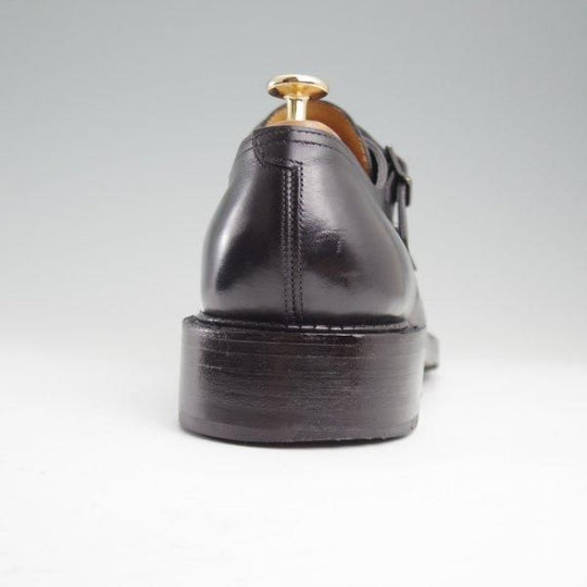 美品★ジョンロブ 10E【定価￥237,600-★WILLIAM New Standard/ウィリアムNS】0015ラスト/ダブルモンク/カーフ/黒/JOHN LOBB★m139