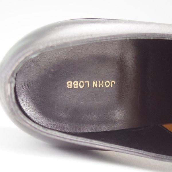 美品★ジョンロブ 10E【定価￥237,600-★WILLIAM New Standard/ウィリアムNS】0015ラスト/ダブルモンク/カーフ/黒/JOHN LOBB★m139