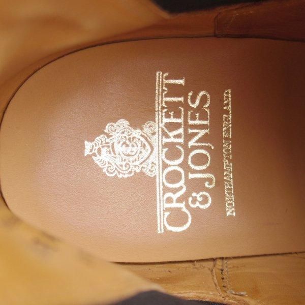 極美品★クロケット&ジョーンズ 7.5E【定価￥148,500-★サイドゴアブーツ/CHELSEA 8】チェルシー/カーフ/黒/メンズ/Crockett&Jones★m145