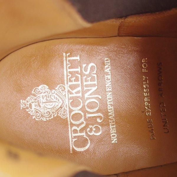 【値下げ中】CROCKETT&JONES CRANFORDサイドゴアブーツ 7E クロケット&ジョーンズ/CRANFORD 4/クランフォード/317ラスト
