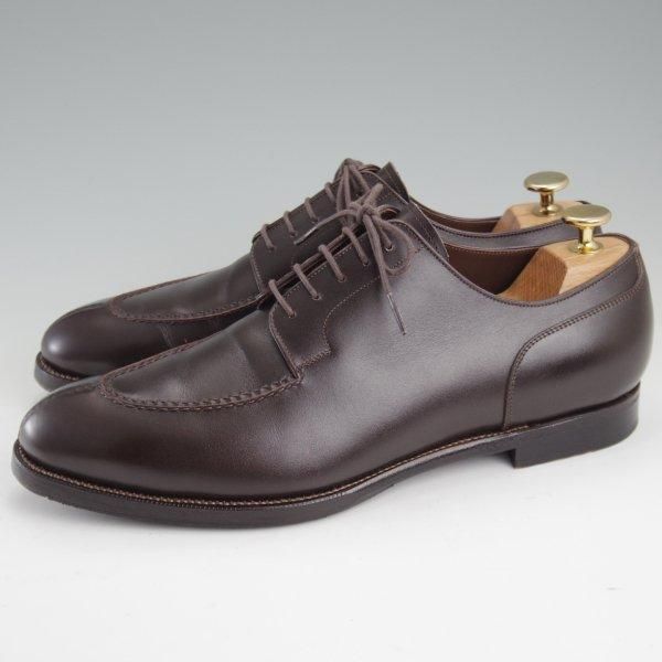 美品★MIYAGI KOGYO(宮城興業) SIZE 7.5【定価￥69,630-★EG/ドーバー似寄りモデル/FUJIBANA 2】Uチップ/スキンステッチ/濃茶★m150